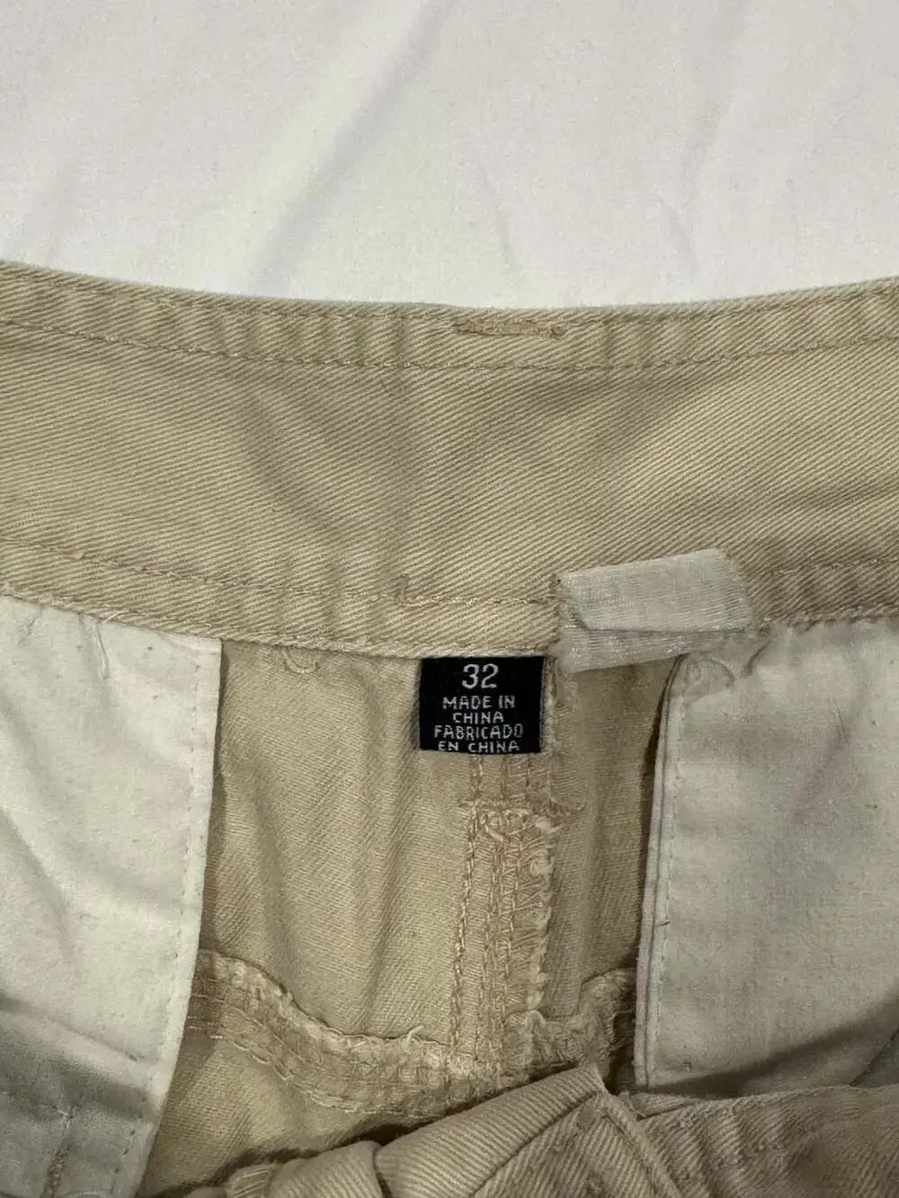 Hurley Men's Tan Khaki Cargo Shorts Size 32